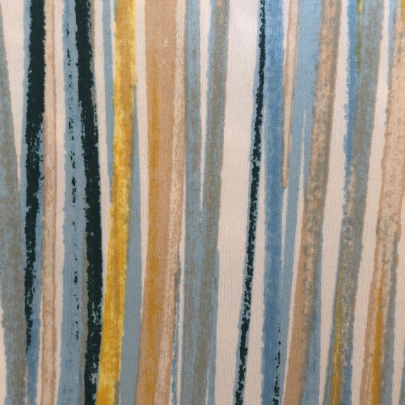 BCBGeneration striped draped pocket midi dress - Picture 3 of 4